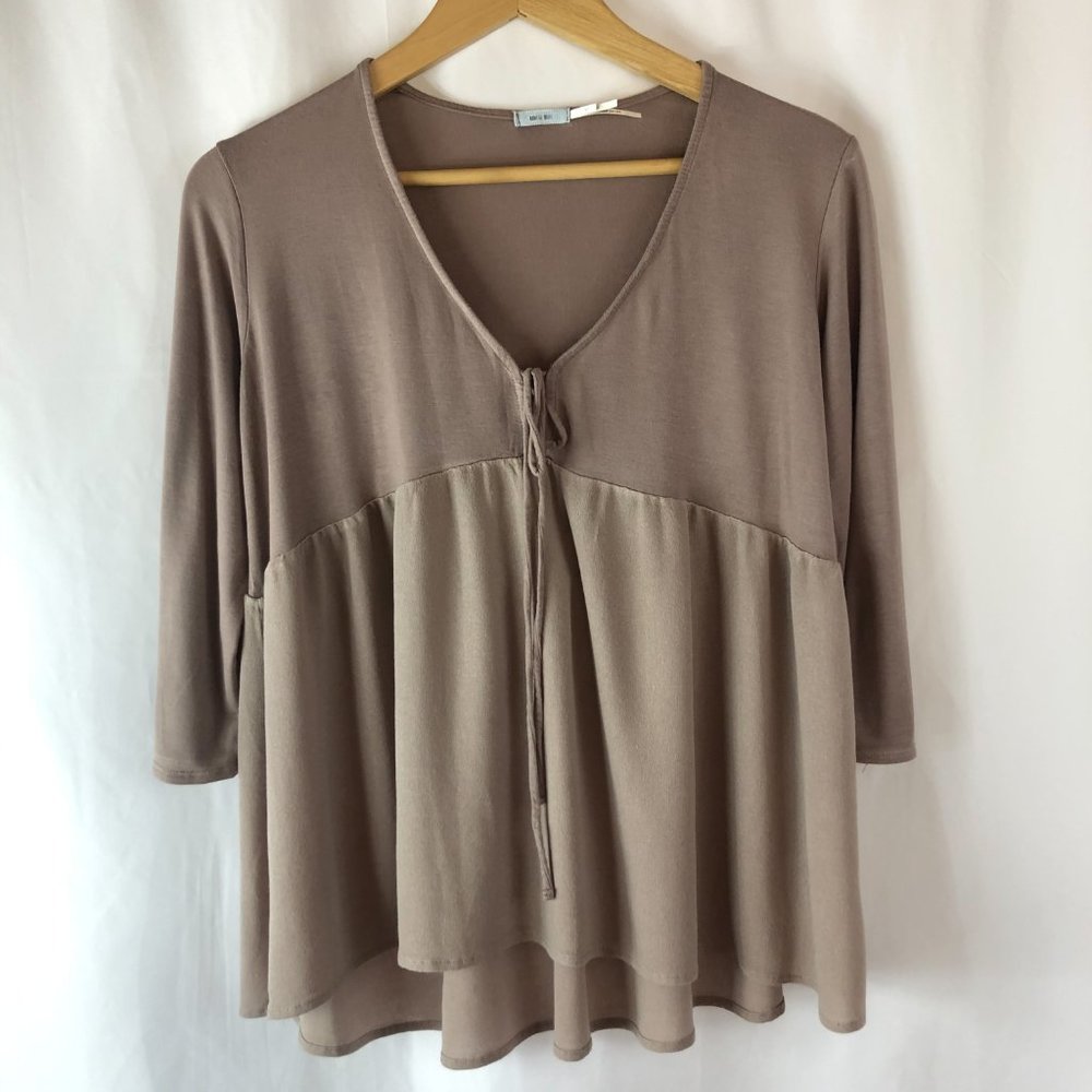 Urban Outfitters Kimchi Blue pink babydoll shirt